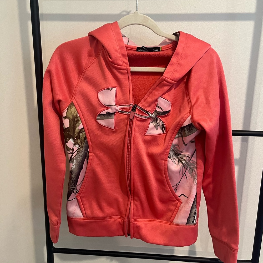 Under Armour girls zip up hoodie